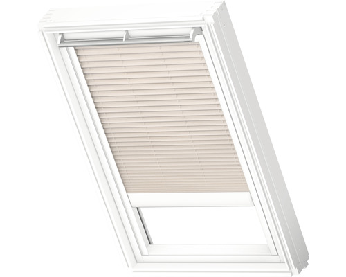 Velux plisségordijn, op zonne-energie, linnen, effen kleur, FSL C02 1275S