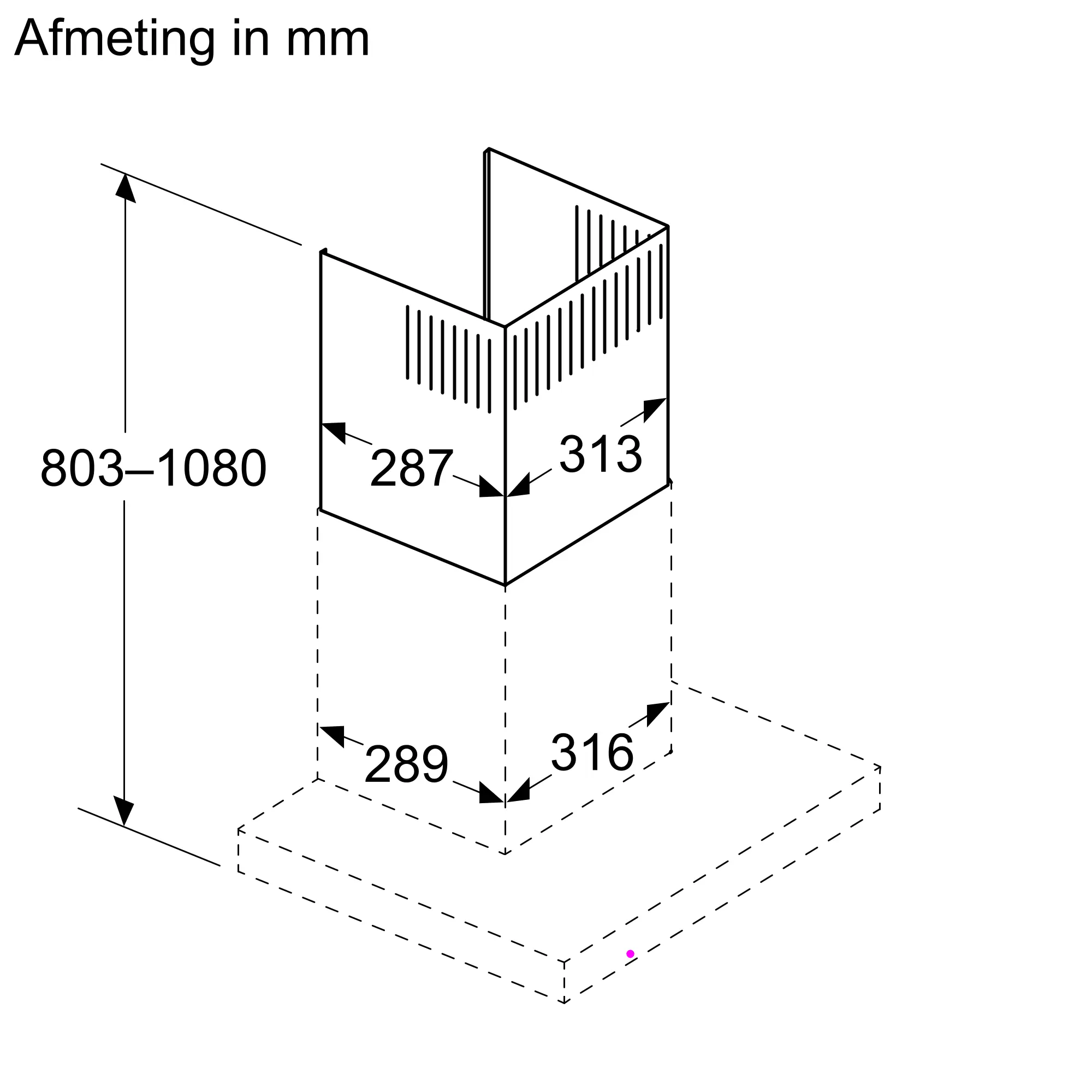 DWZ1FB6I6-B Clean Air recirculatiekit met lange levensduur Zwart