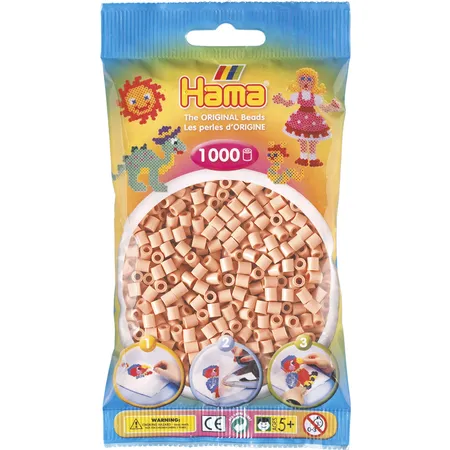 Hama Bügelperlen Midi Hellrosa, 1000 Stück