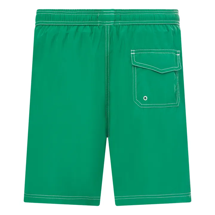 SMALLABLE BASICS Short De Bain Homme Polyester Recyclé | Vert foncé
