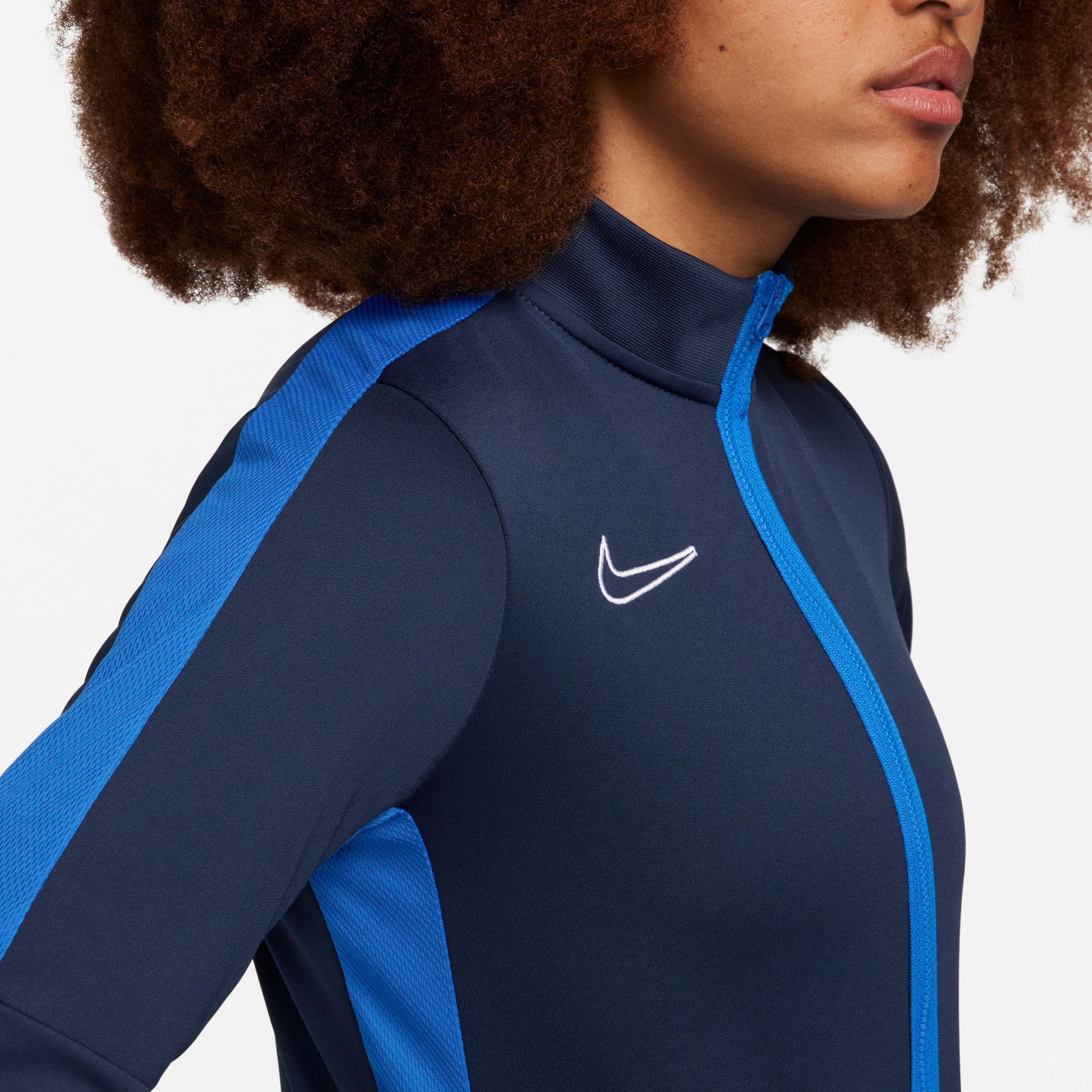 Nike Dri-FIT Academy 23 Trainingsjack Full-Zip Dames Donkerblauw Blauw Wit