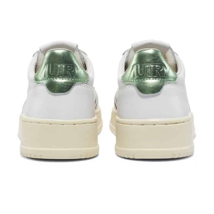 Autry Baskets Medalist Low Cuir | Vert