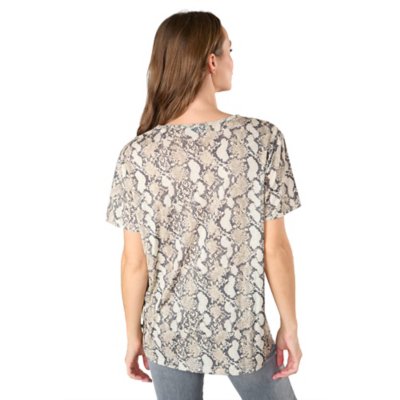 Tee-shirt à manches courtes femme Argent LE TEMPS DES CERISES