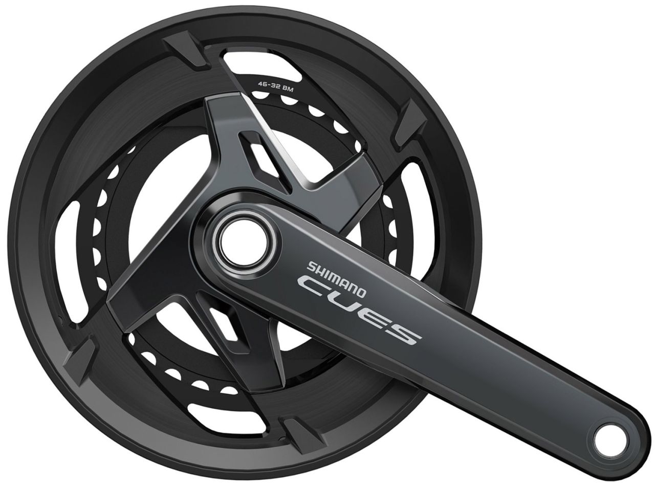 Shimano CUES FC-U8000 11-fach Kurbel 46/32 mit Kettenschutz kaufen | Bike-Discount