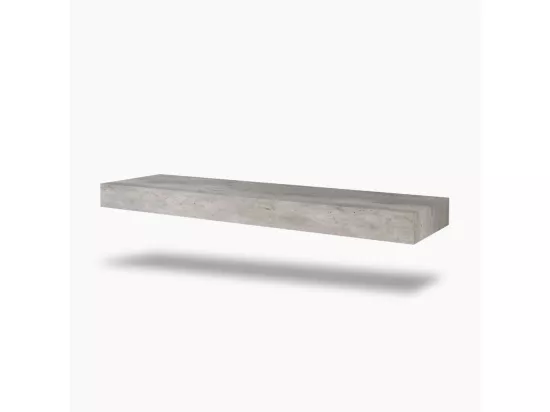 Ensemble de salle de bain double vasque 8 pièces ASTRA ciment