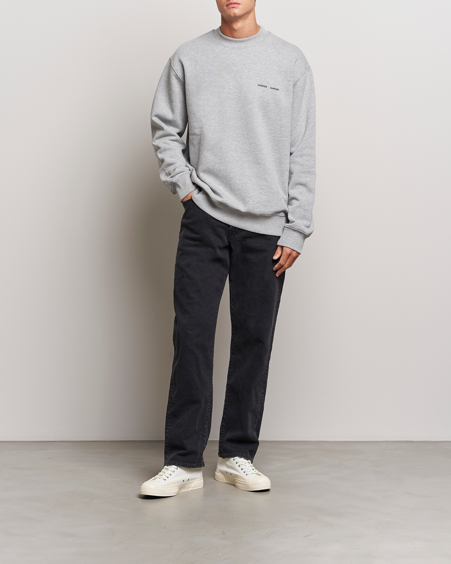 Samsøe Samsøe Norsbro Crew Neck Sweatshirt Grey Melange