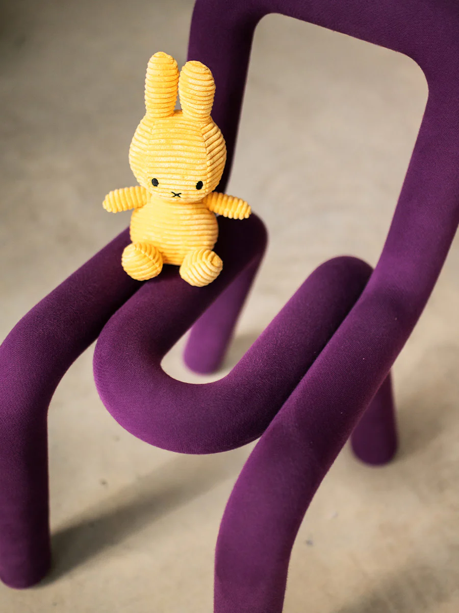 Handgemaakt knuffeldier Miffy, H 23 cm