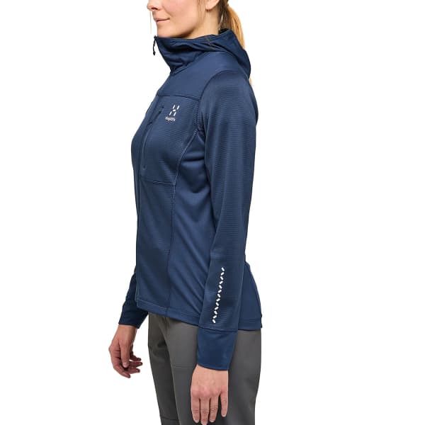 Veste polaire ski rando HAGLÖFS HAGLOFS L.I.M MID MULTI HOOD W TARN BLUE