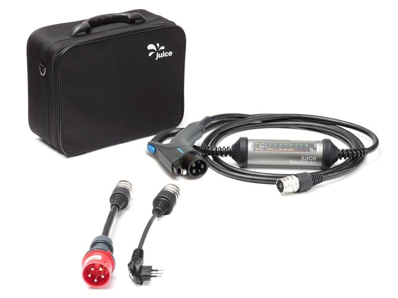 Juice Technology Mobile Wallbox JUICE BOOSTER 2 Swiss Basic Die flexible 3-in-1-Ladelösung für Elektrofahrzeuge für zuhause oder unterwegs