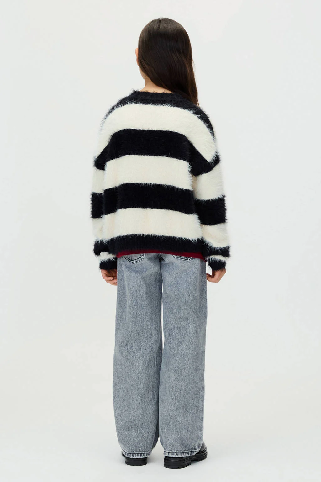 Calvin Klein sweater zwart gebreid