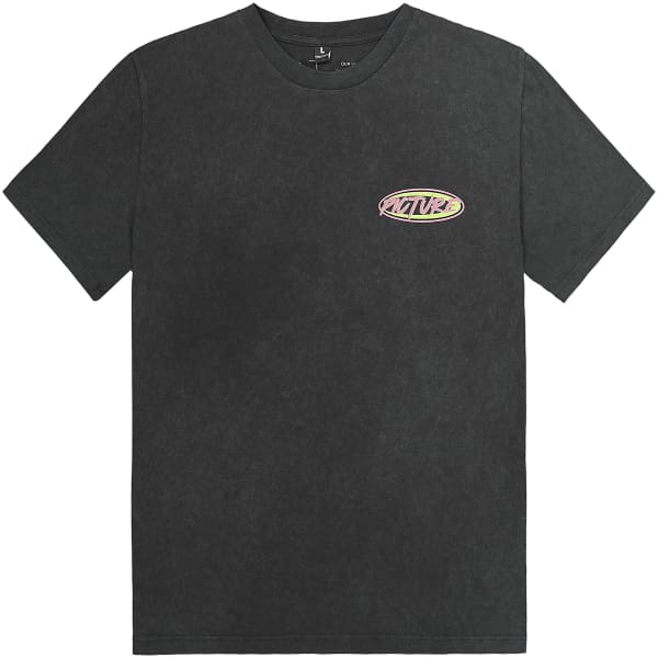 T-shirt PICTURE TSUNAMI TEE BLACK WASHED