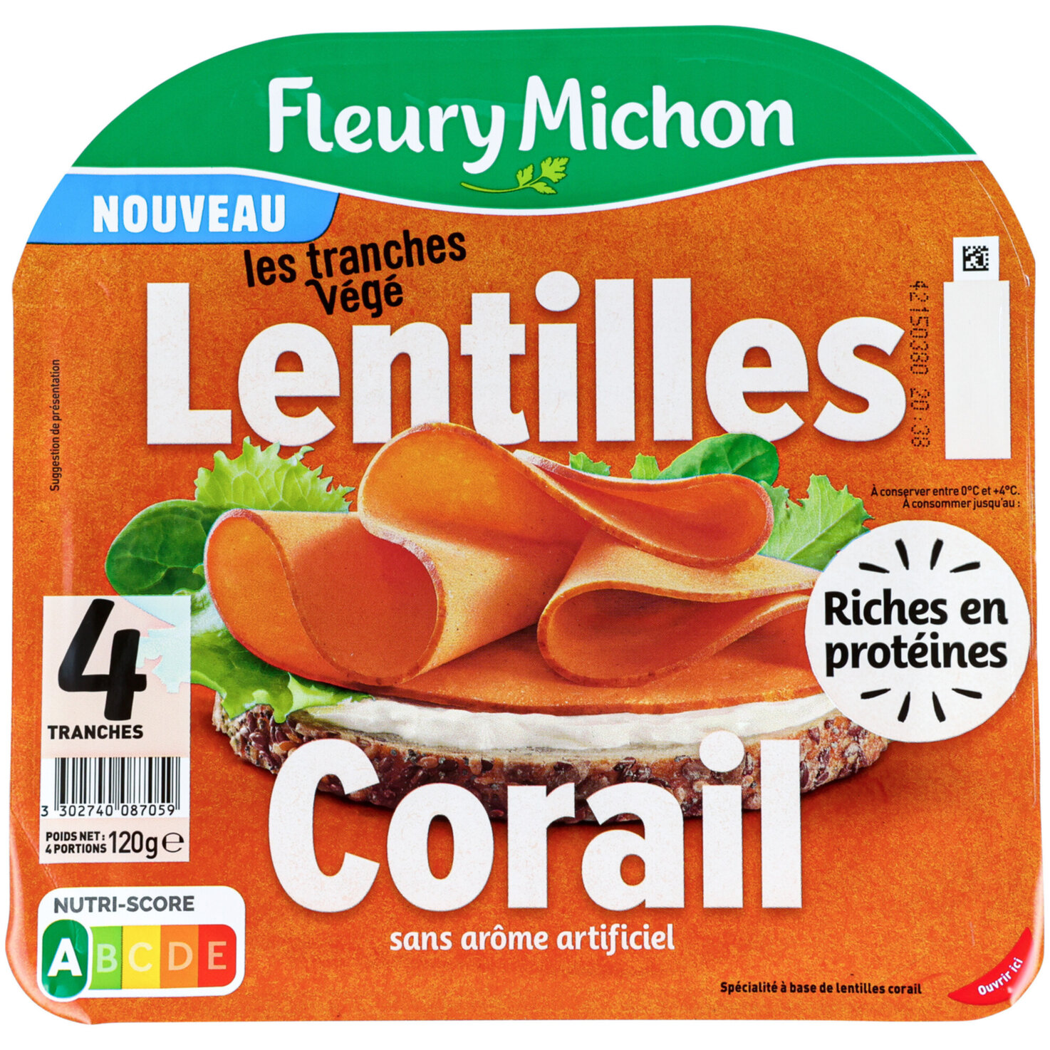 Fleury Michon Lentilles Corail -
