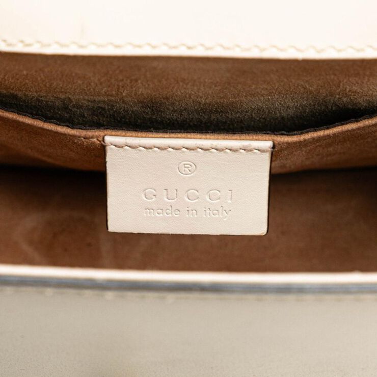 Gucci Vintage Gucci Sylvie White