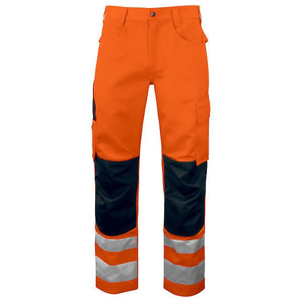 PROJOB Pantalon HV Orange/Noir CL 2 T.52