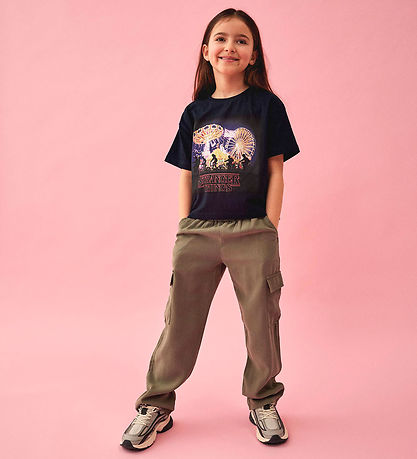 Name It T-Shirt - NkfDunna Strangerthings - Dark Sapphire
