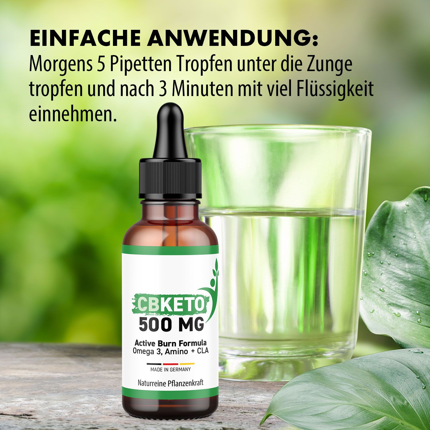 CBKeto 500MG (inkl. 1 Gratis Flasche)