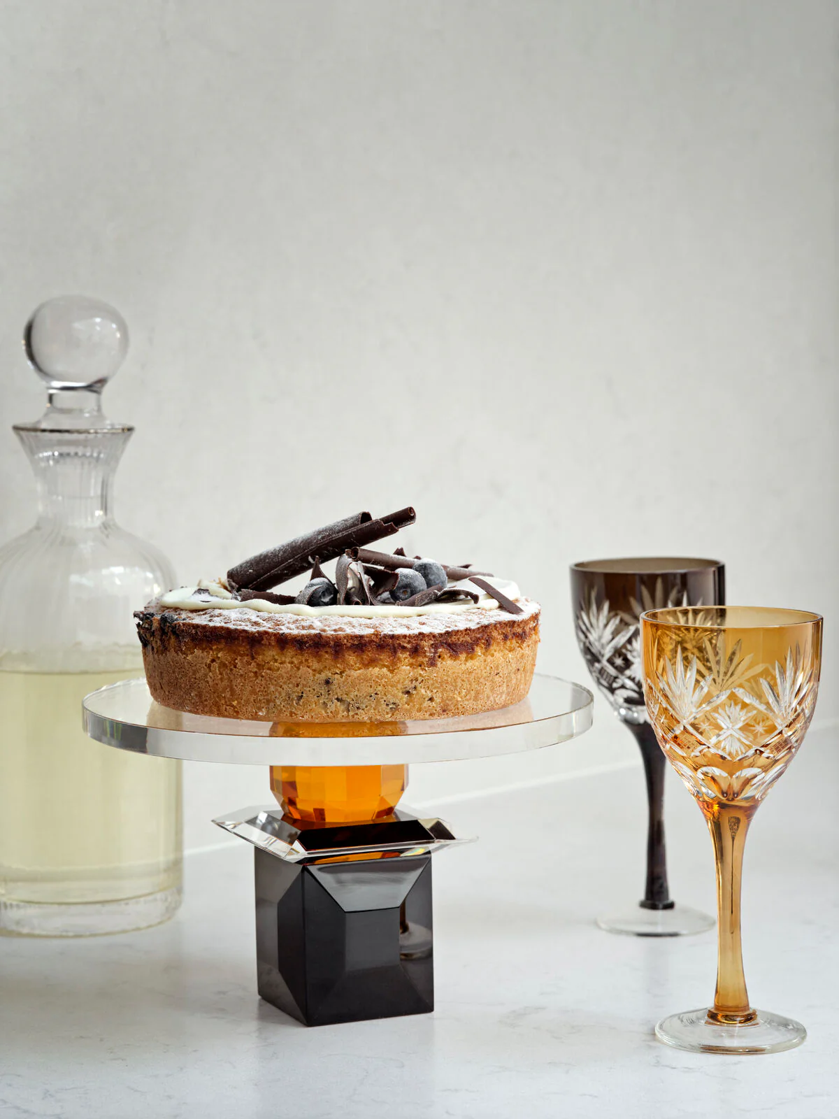 Margit Brandt  Krystal kageopsats - clear/amber/black