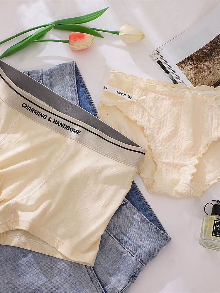 Pancherry - Koppelset: Slip met letters + Boxershort