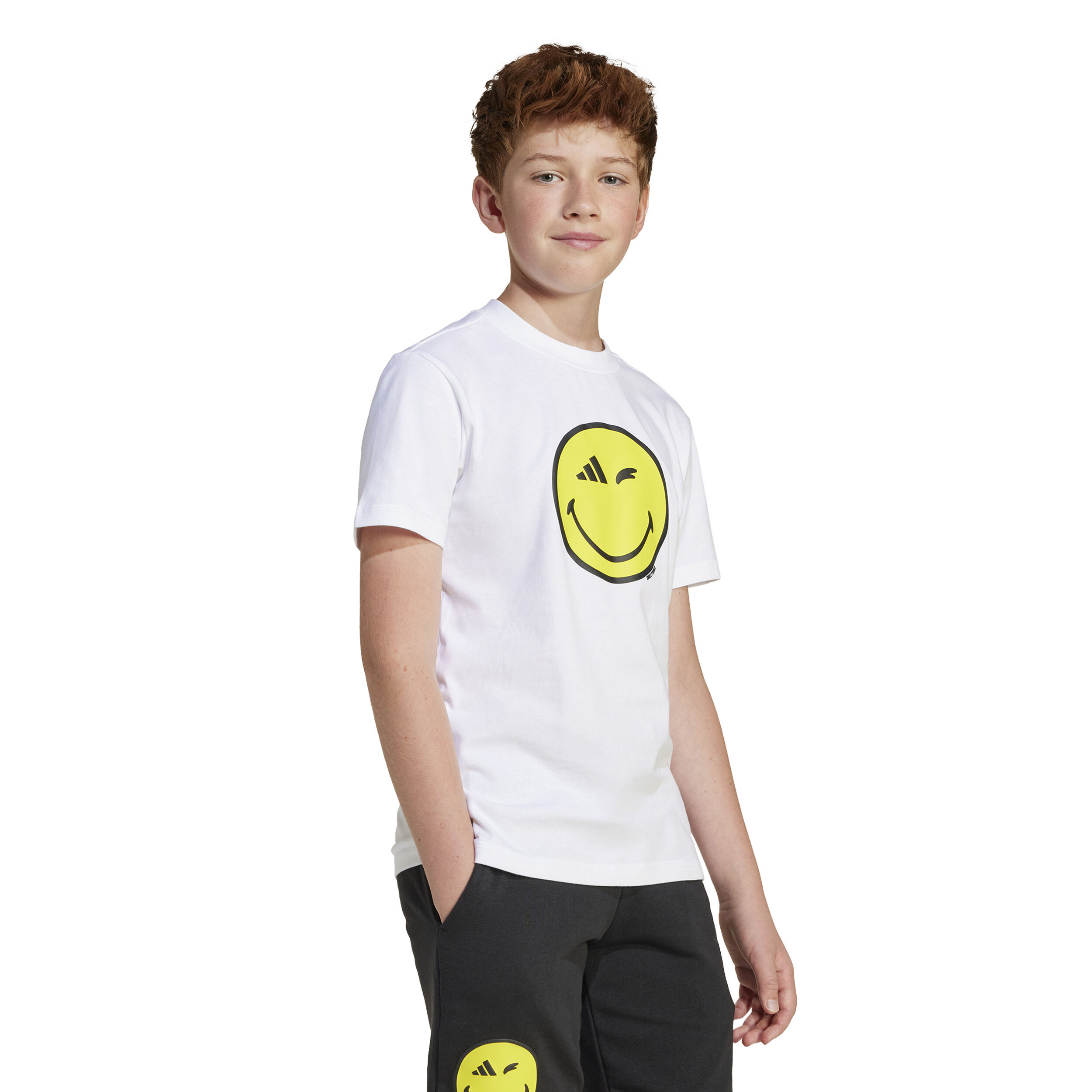 adidas Smileyworld Graphic T-shirt Enfants - Blanc , Jaune