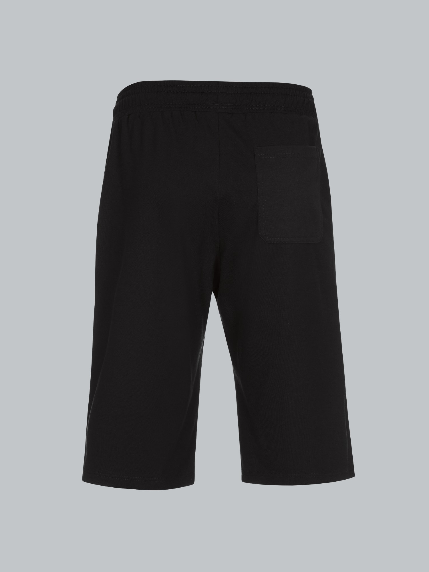 Bermuda aus Single-Jersey Schwarz
