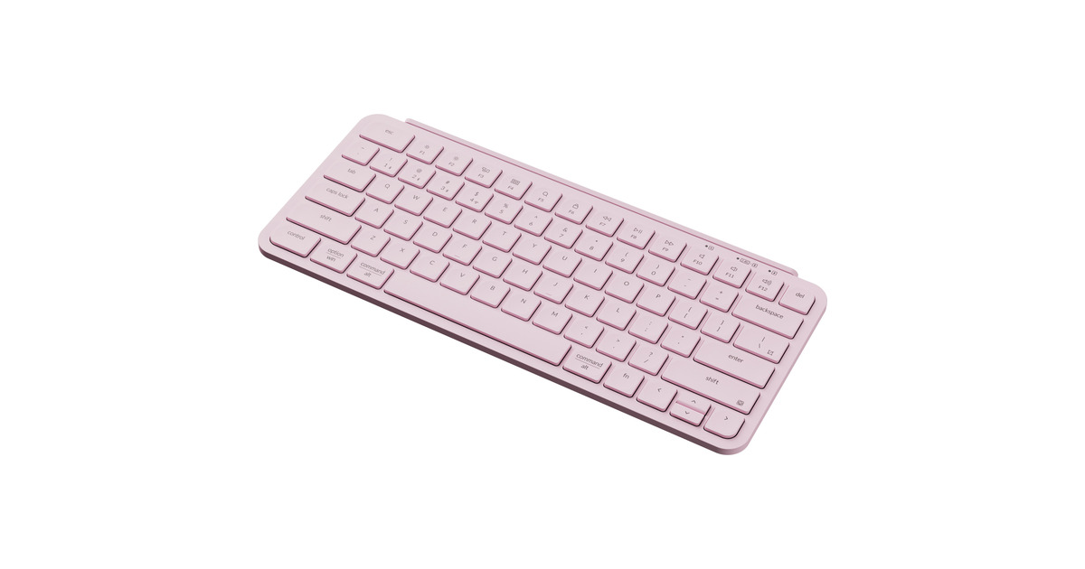 KeychronB1 Pro-K4, toetsenbord  (Lichtroze, US-International, Scissor switches, 75%, ABS Keycaps, 2.4GHz | Bluetooth 5.2 | USB-C)