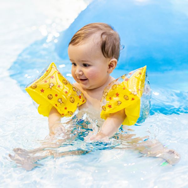 Swim Essentials Circus Zwembandjes Yellow 0-24 Mnd