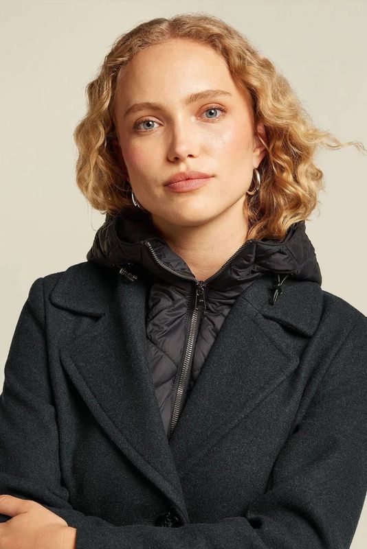 Beaumont - Cameron Coat - Gewatteerde Jas - Zwart