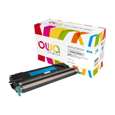 Cartouche laser compatible Lexmark C5220 - cyan - Owa K15202OW