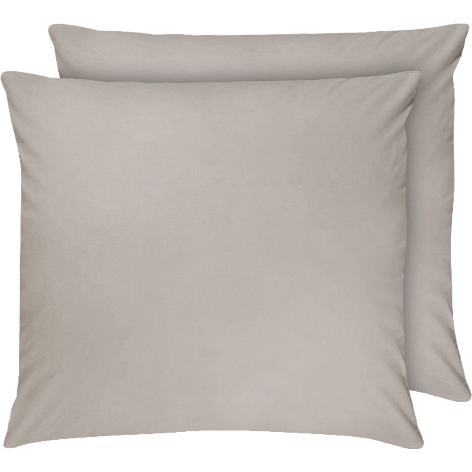 Bettwäsche Renforcé unifarbig Kissenbezug 65x65cm 2er Pack, blau