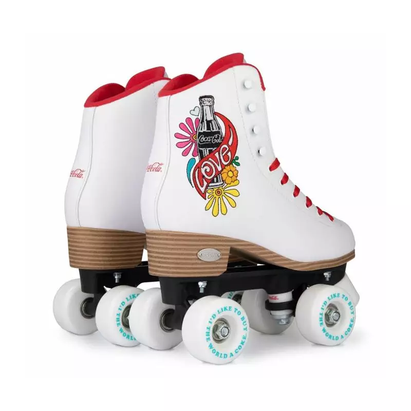 Roller Quad ROOKIE Coca-Cola Love Limited White 35.5