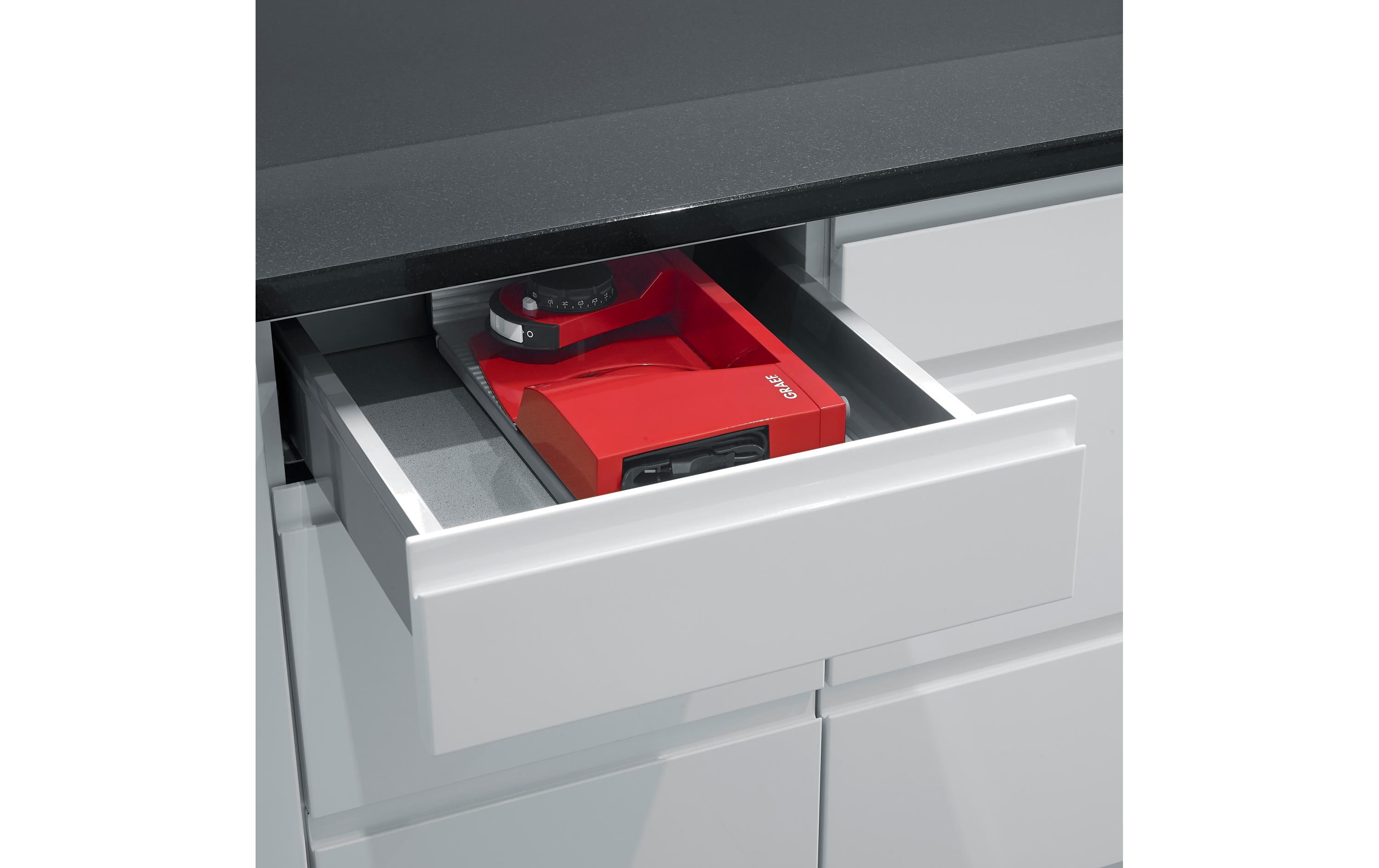 Schneidemaschine MYtiny Rot<br>Klappbarer Allesschneider