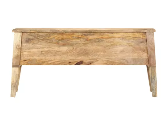 Boîte de rangement 99x35x48 Bois de manguier solide
