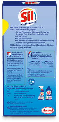 Sil 1 für Alles Fleckensalz