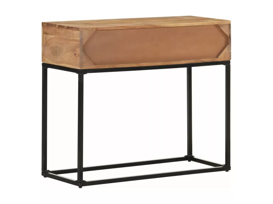 Table console 90x35x76 cm Bois d'acacia massif