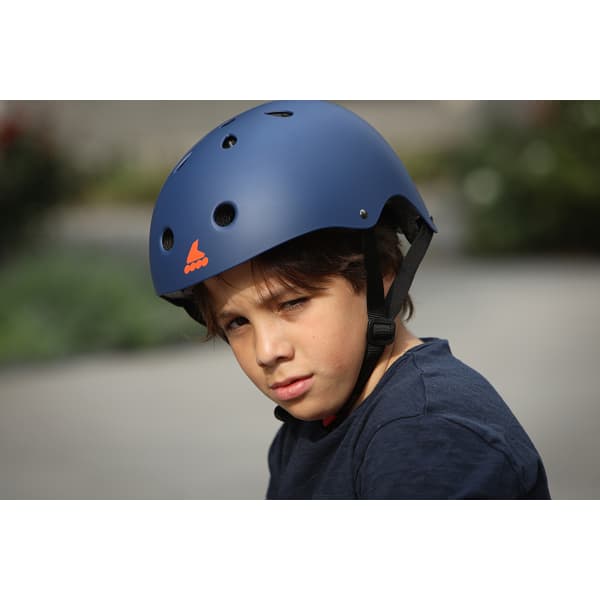 Casque roller ROLLERBLADE RB JR HELMET MIDNIGHT BLUE/ORANGE