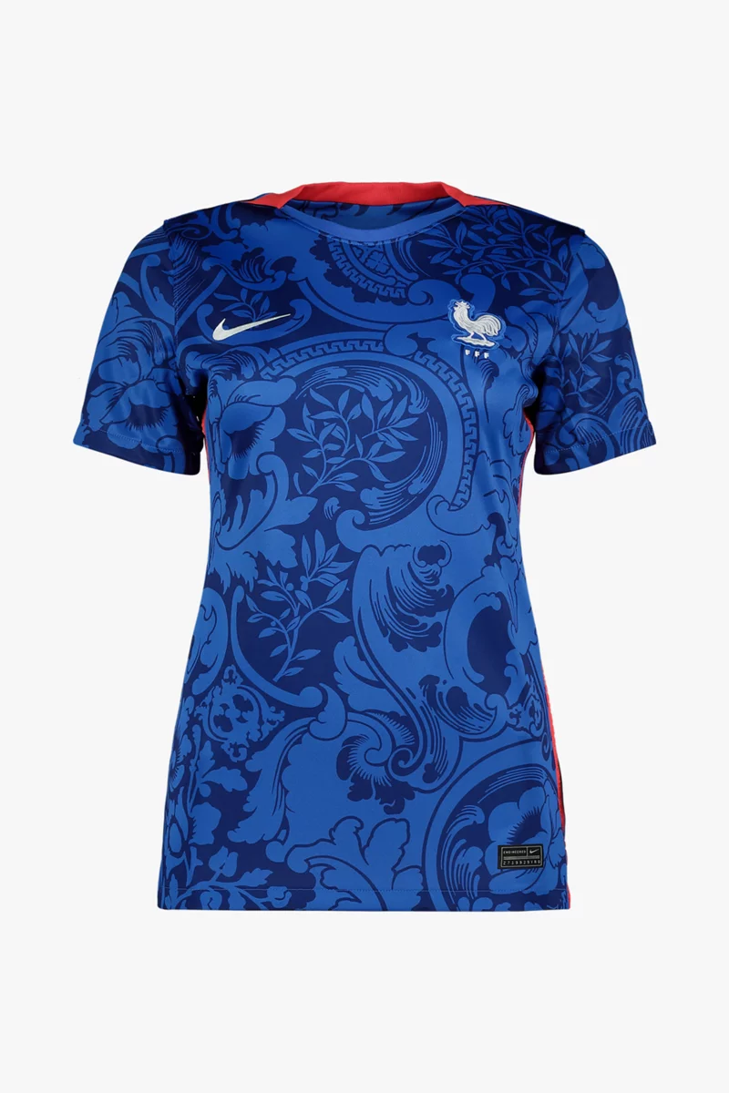Nike Frankreich Home Replica Damen Fussballtrikot Women EM 2022