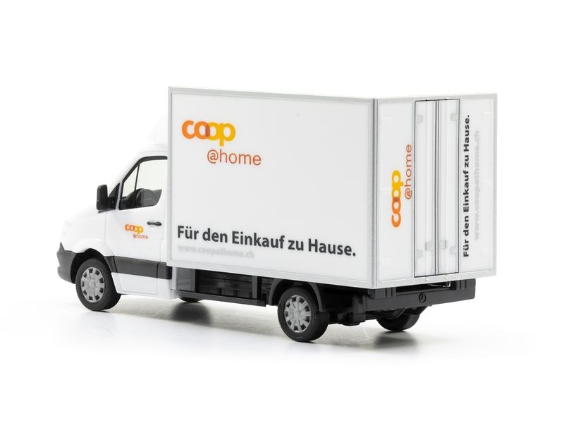 ACE Lieferwagen Sprinter Coop@home 1:87 Robuster Spielzeuglieferwagen aus Kunststoff