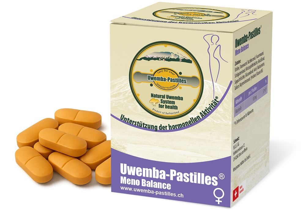UWEMBA-PASTILLES Meno Balance 1000 mg<br>70 Stück, Dose, Tablette