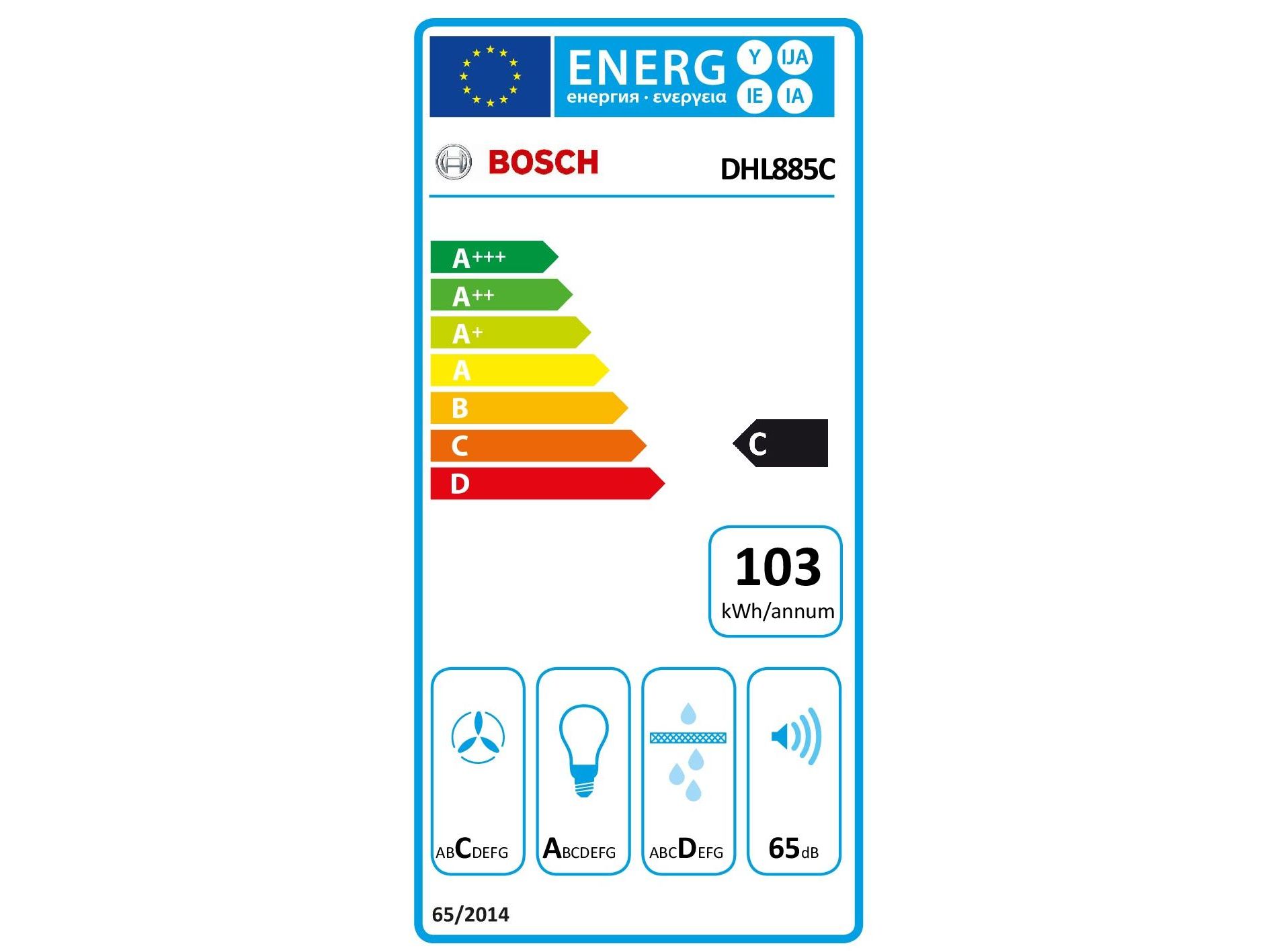 EXAUSTOR DE ENCASTRE BOSCH DHL885C 86CM 360M3/H