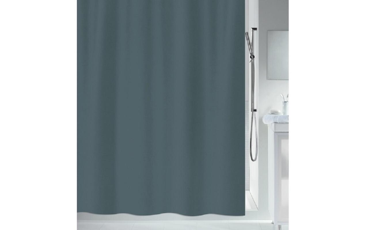 Duschvorhang Primo 120 x 200 cm, DunkelgrauBadevorhang aus Polyester