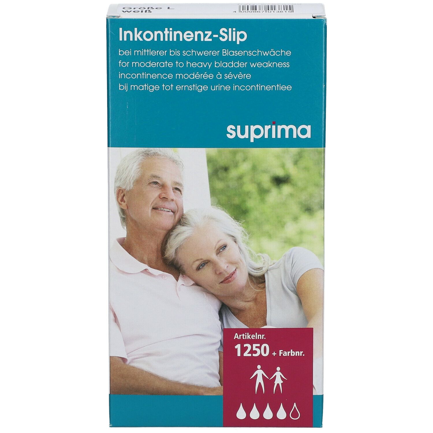 Suprima PVC-Slip, knöpfbar Gr. L