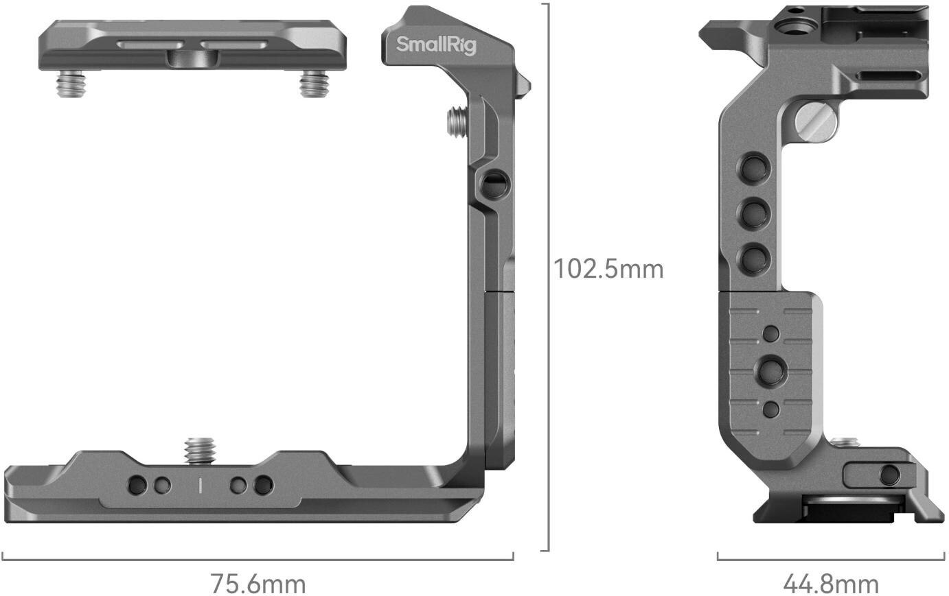 HawkLock Quick Release Half Cage für Sony FX3 / FX30Schützt die Kamera und bietet Anschlussmöglichkeiten