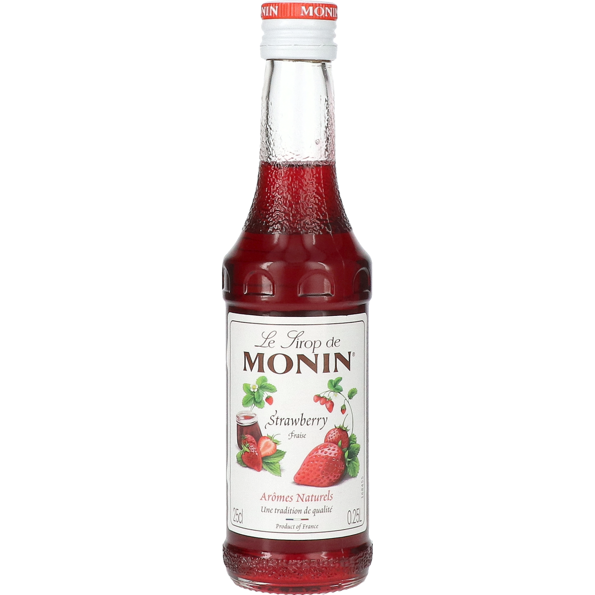 Monin Strawberry - Aardbei Siroop Klein 25 cl