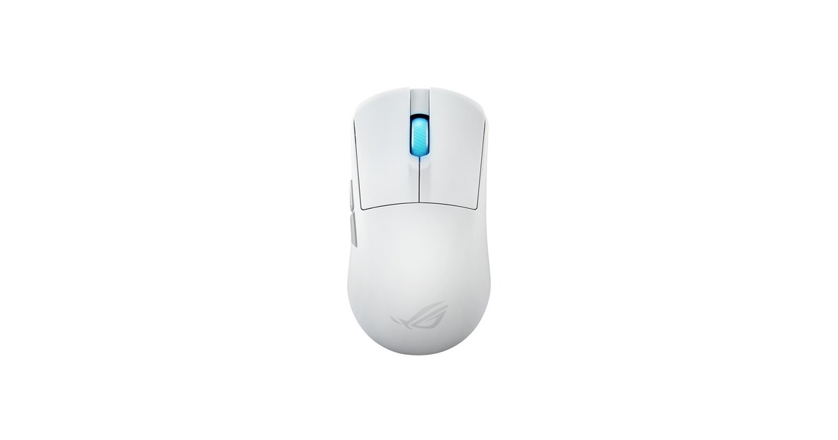 ASUSROG Harpe Ace Mini gaming muis  (Wit, 42.000 dpi, USB, 2.4GHz RF, Bluetooth)