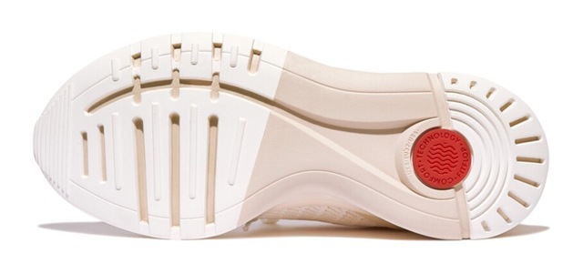 Fitflop Slip-On Sneaker »VITAMIN FFX KNIT SPORTS SNEAKERS«  mit aufgesetzter Schnürung, Freizeitschuh, Halbschuh, Schlupfschuh