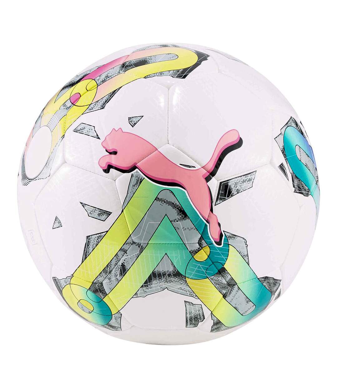 Puma - Ballon de foot TEAMFINAL6 MS (Blanc / Jaune / Vert) (Taille 3) - UTRD2851