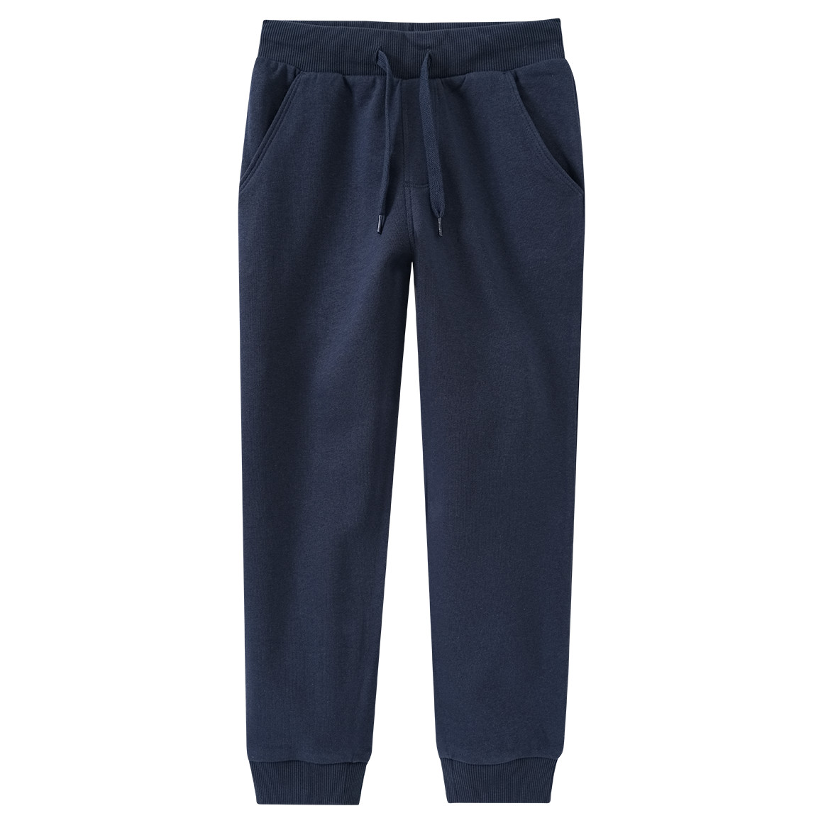 Famy 2 Jungen Jogginghosen mit Tunnelzug dunkelblau / blau