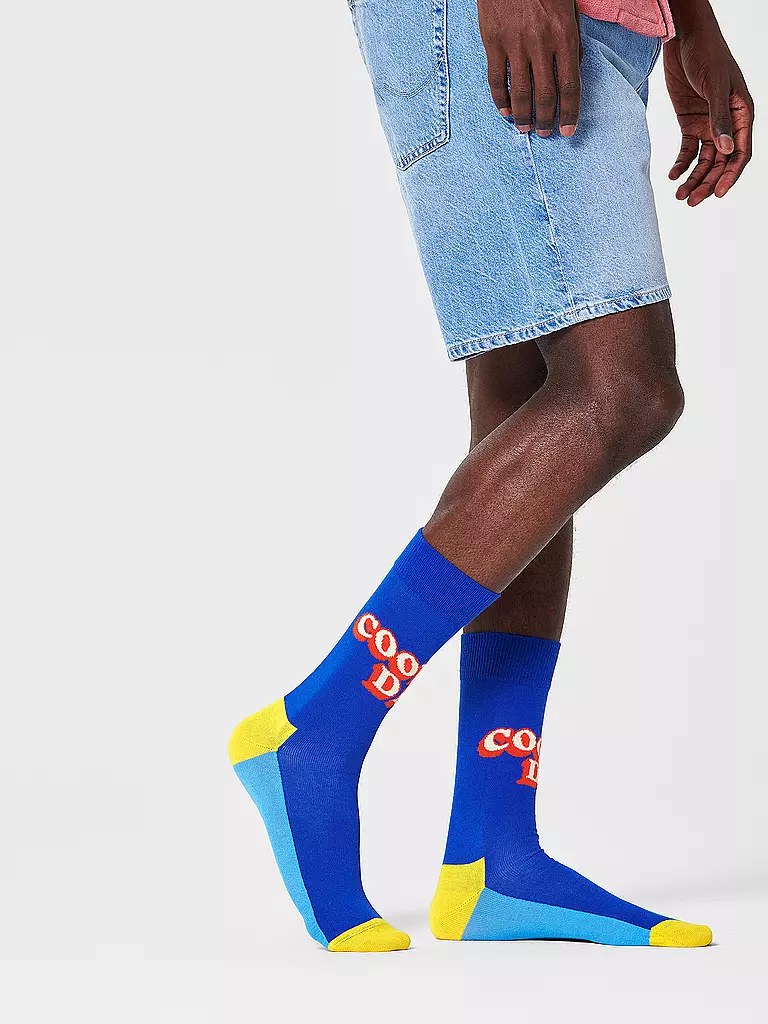 HAPPY SOCKS Herren Socken NUMBER ONE DAD 41-46 navy dunkelblau