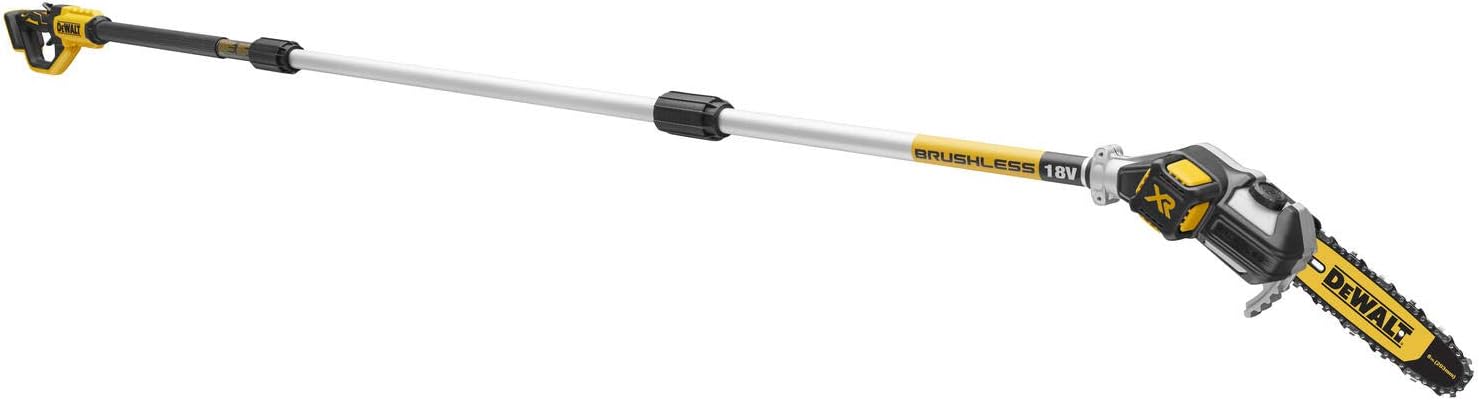DEWALT Podadora de pÚrtiga sin escobillas, Multicolor, DEWALT DCMPS567P1-QW - Podadora de pértiga XR 18V con 1 batería Li-Ion 5,0Ah