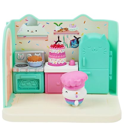 Gabbys Puppenhaus Set - 8 Teile - Cakeys Küche
